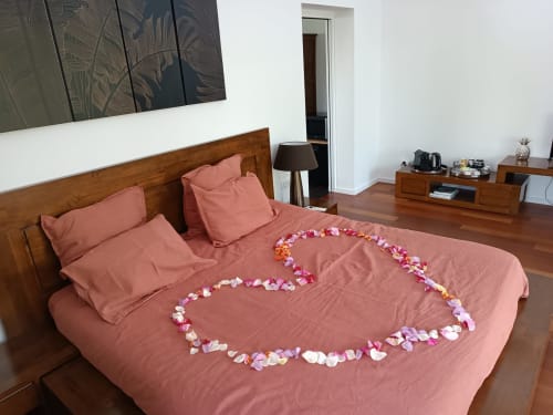 Pétales de Roses pour nuit insolite en amoureux à Bordeaux