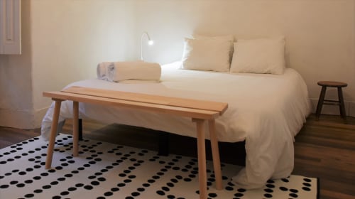 Habitación privada doble con cama matrimonial del Slow City Hostel de Pontevedra
Habitación privada doble con cama matrimonial del Slow City Hostel de Pontevedra