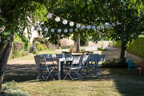 Repas au jardin lors de vos vacances en Bourgogne