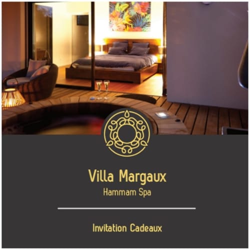 Carton cadeau invitation pour le Cottage Tropical