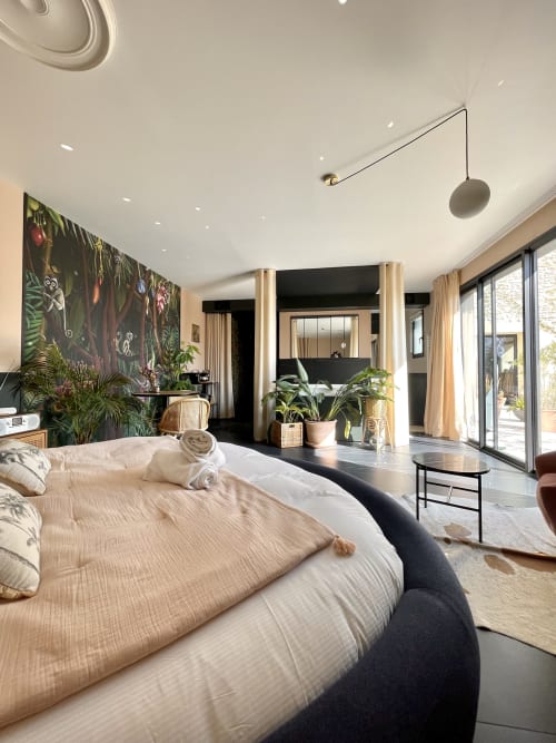 Bed and breakfast house florence ivakno in coudoux near Aix-en-provence 4-star tourist accommodation romantic suite with jacuzzi and swimming pool holiday home for 15 people charming cottage for 4 charming cottage bed king size round suite jungle 