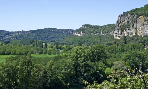 Vue sur Castelnaud- Chambres d'hôtes Chez Alisa et Daniel