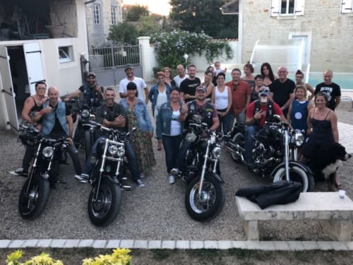 anniversaire motards cousinade famille