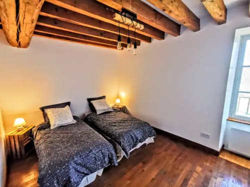 chambre lit double sérénité calme 