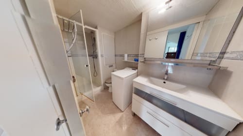 salle de bain lave linge