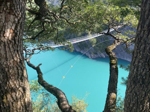 passerelles himalayennes lac Monteynard