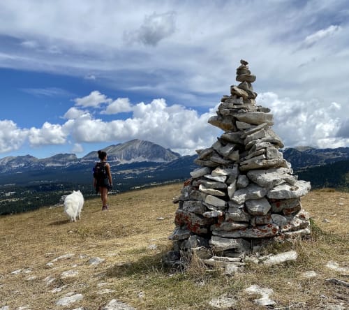 plateau du Vercors cairn randonner marcher