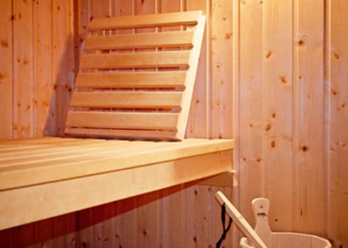 Notre village vacances est équipé d'un sauna dont la réservation se fait à l'accueil