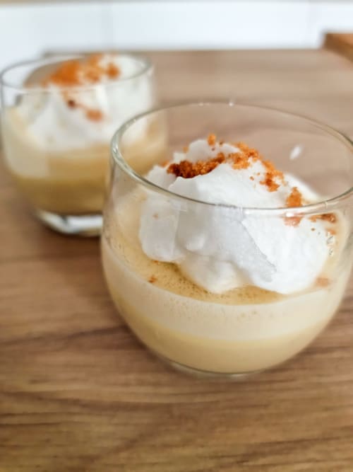 Exemple de dessert de la table d'hôtes gourmande