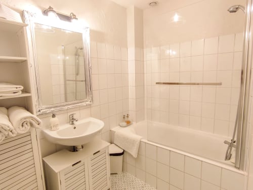La salle de bain du gite Ty Nid