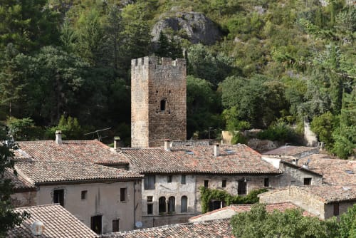 Vue du Gîte de la Tour - Location chambres d'hôtes à Saint Guilhem le Désert
