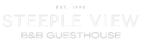 Steeple View B&B Guesthouse logo, established 1995, Donegal Ireland