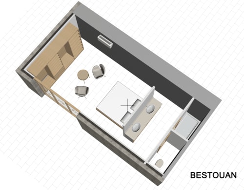 plan bestouan - The Address Cassis - chambres d'hôtes et boutique hôtel de luxe Cassis - piscine extérieure