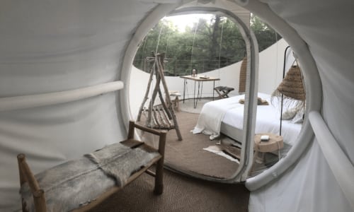 Merlot Hébergement en Bulle Spa Insolite Luxe Bordeaux Gironde Aquitaine pour Couple Romantique et Amoureux