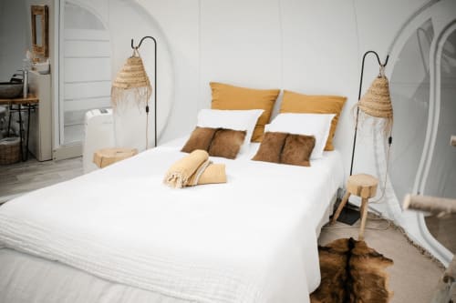 Merlot Hébergement en Bulle Spa Insolite Luxe Bordeaux Gironde Aquitaine pour Couple Romantique et Amoureux
