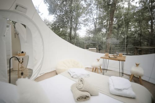 Bulle Spa Petit Verdot Hébergement Insolite de Luxe Bordeaux Gironde Aquitaine pour Couple Romantique et Amoureux