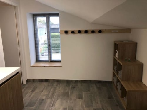 salle d'eau toilette linge de toilette chambre familiale