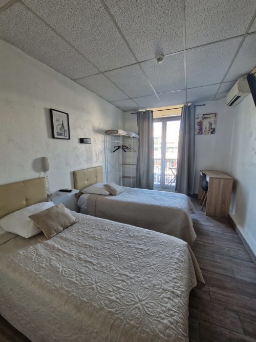 Chambre lits jumeaux