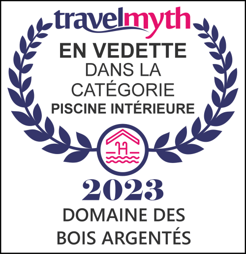 Prix TravelMyth du Domaine Des Bois Argentés, catégorie piscine intérieure, Pruniers-en-Sologne 2023