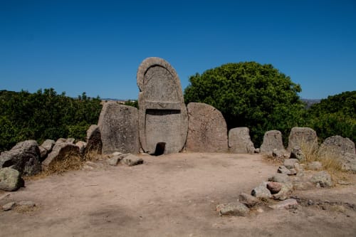 Antica struttura megalitica in Posada, Italia presso il B&B Eleonora D'Arborea e sito archeologico
