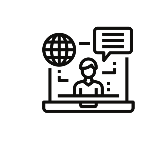 Icône de service de conciergerie en ligne pour l'assistance aux clients de l'hôtel Conciergerie Des Climats Beaune
