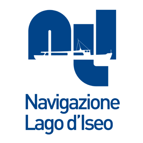 Navigazione Lago d'Iseo Logo - Schifffahrtsservice am Iseo-See in der Nähe des B&B Verdolivo in Sale Marasino