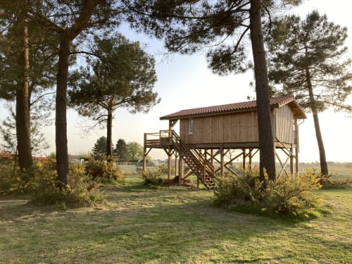 L'observatoire de l'aérogrange, location saisonnière, lotissement aéronautique aérodrome de Biscarrosse et Parentis

