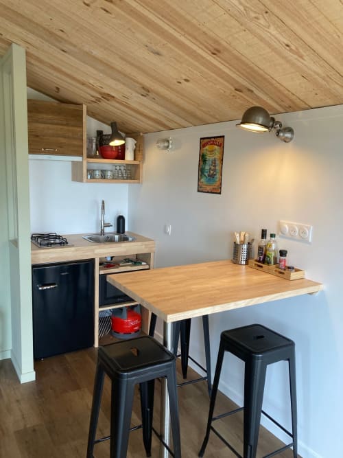L'observatoire de l'aérogrange, la kitchenette, location saisonnière, lotissement aéronautique aérodrome de Biscarrosse et Parentis

