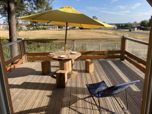 L'observatoire de l'aérogrange, la terrasse, location saisonnière, lotissement aéronautique aérodrome de Biscarrosse et Parentis

