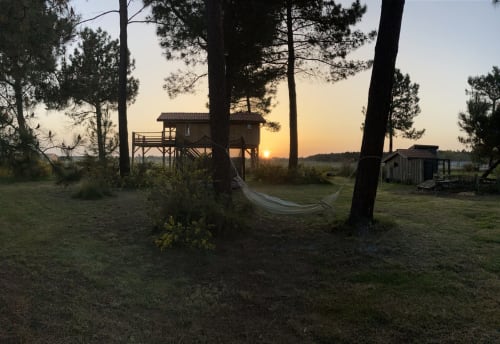 L'observatoire de l'aérogrange, location saisonnière, lotissement aéronautique aérodrome de Biscarrosse et Parentis
