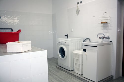 laundery with washing machine