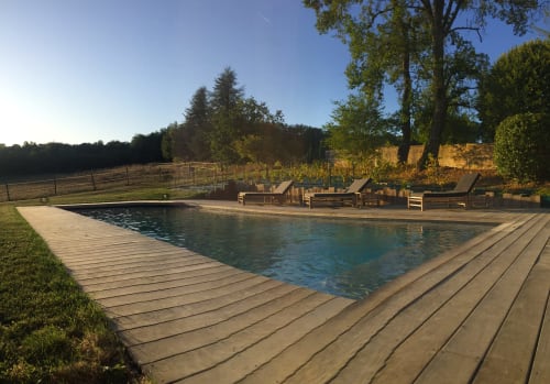 Piscine partagée Gite Margaux Domaine des Dourneaux Salleboeuf Bordeaux Gironde Aquitaine Vignoble et oenotourisme pour Couple Romantique et Amoureux
