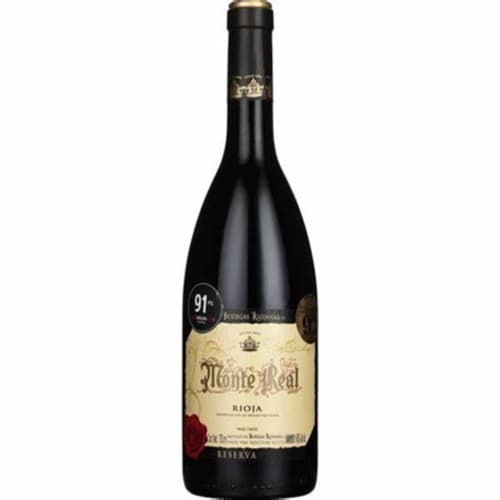Botella de vino Monte Real Rioja Reserva en Cabañas Compostela, Santiago de Compostela