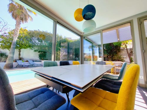 Villa Les Bougainvilliers-Sanary sur Mer-Portissol-8 people-holiday villa-seasonal rental-holiday rental-heated swimming pool-air conditioning-modern house-holidays-var-JC Conciergerie-dining room-