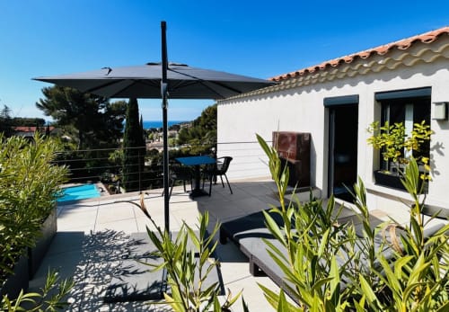 Terrasse vue mer - The Address Cassis - chambres d'hôtes et boutique hôtel de luxe Cassis