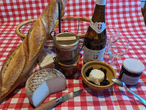 Panier gourmand, produits "maison", fait maison, repas soir