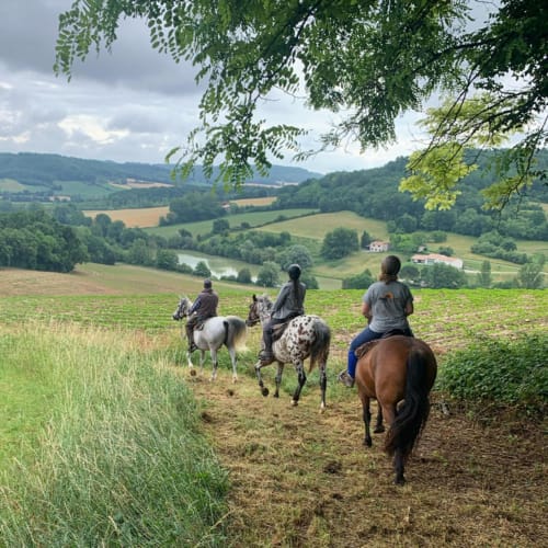 Ballade à cheval pour découvrir le lot
