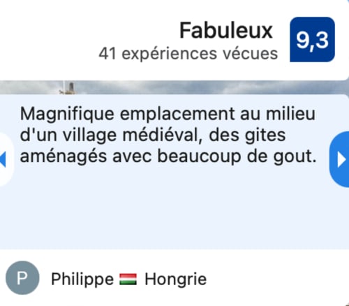 La Sarrasine Gîtes de Vacances Aiguèze Sud de la France AVIS