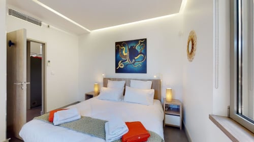 Villa Les Bougainvilliers-Sanary sur Mer-Portissol-8 people-holiday villa-seasonal rental-holiday rental-heated swimming pool-air conditioning-modern house-holidays-var-JC Conciergerie-double bedroom