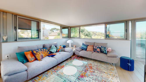 Villa Les Bougainvilliers-Sanary sur Mer-Portissol-8 people-holiday villa-seasonal rental-holiday rental-heated swimming pool-air conditioning-modern house-holidays-var-JC Conciergerie-sitting room