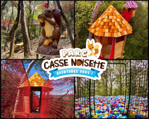 Park enfants - Casse Noisette @ La Sarrasine Gîtes de vacances & more Le Comptoir des Sarrasins Restaurant Produits locaux & Idées cadeaux Aiguèze @ Les Gorges de l'Ardèche