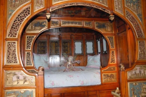 Mandarin-Bett (chinesisch) 1,90 x 1,35: ein wahres Kunstwerk – klimatisierter Raum