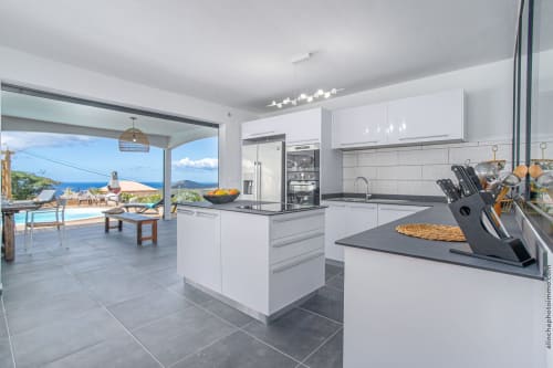 villa 55 degrés aoc - villa martinique piscine et spa - villa moderne - vacances en famille entre amis Grande-Anse -