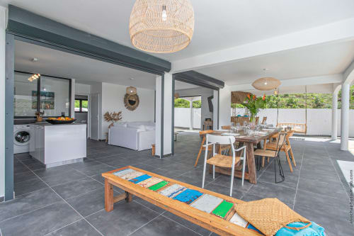 villa 55 degrés aoc - villa martinique piscine et spa - villa moderne - vacances en famille entre amis Grande-Anse -