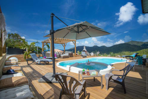 villa 55 degrés aoc - villa martinique piscine et spa - villa moderne - vacances en famille entre amis Grande-Anse -