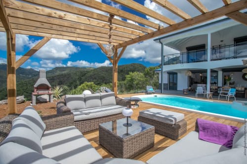 villa 55 degrés aoc - villa martinique piscine et spa - villa moderne - vacances en famille entre amis Grande-Anse -