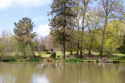 Cornish Holiday - 91 Hengar Manor. One of the four stocked fishing lakes at Hengar manor Holiday Park.