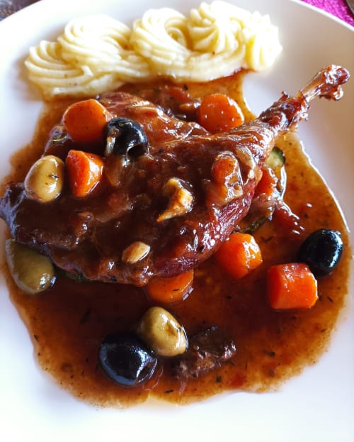 cuisse de canard du Belamandy, un régal aux olives