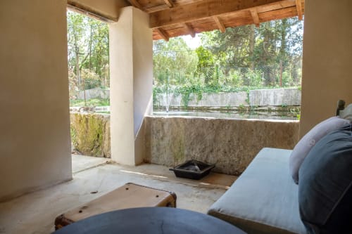 Coin détente dans les gites Mas9Romanin