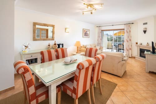 living and dining area | Rosal CN Apartment – Family-Friendly Comfort in Albufeira